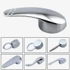 Poignée de robinet de remplacement pour salle de bains, robinets chromés, accessoires, cartouche, bobine, poignée à levier unique en métal