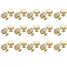 ABJI-30 Pack 1.2 pouces boutons d'armoire en or brossé… – vue 3