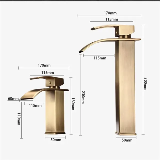 Mitigeur lavabo monolevier hauteur élevée bec cascade… – vue 6