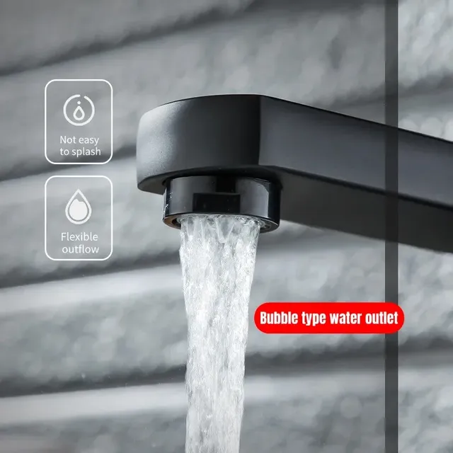 Lavabo évier robinet de salle de bains noir robinets de… – vue 6