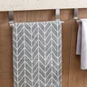 Porte serviettes suspendu acier inoxydable brossé argent… – vue 2