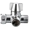 Séparateur de tuyau de douche en laiton – vue 3