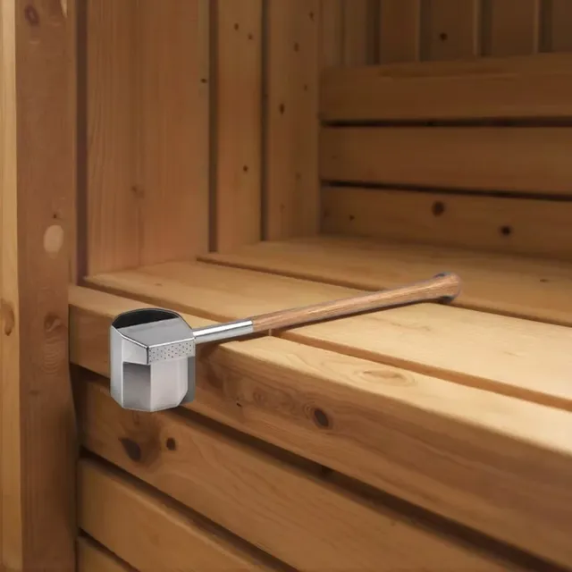Louche sauna inox design moderne manche bois hêtre… – vue 3