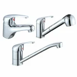 Poignée de robinet de rechange pour lavabo de cuisine/salle de bains, mitigeur à levier unique, poignée de tête de robinet chaud et froid, accessoires de robinetterie