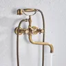 Robinets de baignoire en laiton Antique – vue 2