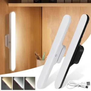 LED miroir avant maquillage lumière Protection des yeux lampe de lecture tactile magnétique veilleuse pour dortoir garde-robe placard éclairage LED miroir avant maquillage lumière Protection des yeux lampe de lecture tactile magnétique veilleuse pour dortoir garde-robe placard éclairage