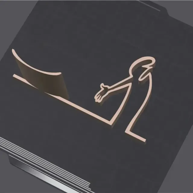 Porte rouleau papier toilette design minimaliste métal… – vue 5