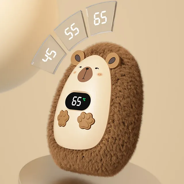Chauffe mains électrique peluche affichage numérique… – vue 3