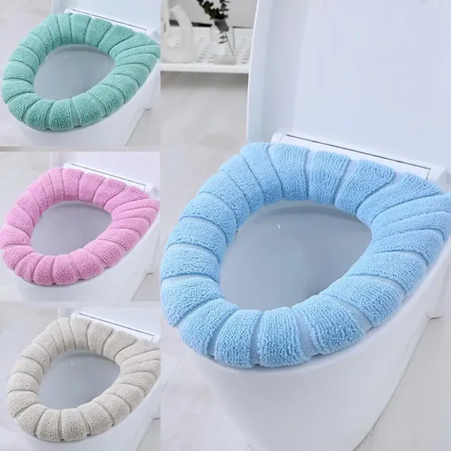 Housse de siège de toilette chaude d'hiver