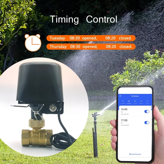 Vanne d'eau intelligente Tuya Zigbee WIFI DN15 DN20 DN25 – vue 5