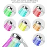 Pommeau douche LED sept couleurs changeant autonome ABS… – vue 2