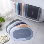 Tapis de bain absorbant pour salle de bain, antidérapant, pour douche, séchage rapide, paillasson d&rsquo;entrée de cuisine, pour la maison, la baignoire