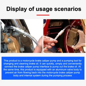 Tube de remplissage d’huile de Moto, outil de purge de frein hydraulique, Valve de contrôle, accessoires de tubes Para Moto, accessoires de voiture Tube de remplissage d’huile de Moto, outil de purge de frein hydraulique, Valve de contrôle, accessoires de tubes Para Moto, accessoires de voiture