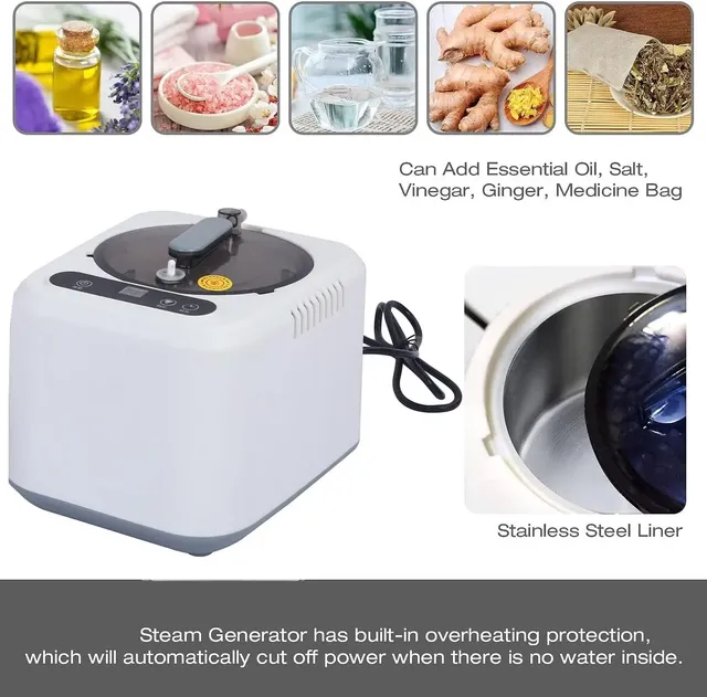 Tente de sauna à vapeur portable 3L - Spa domestique… – vue 3