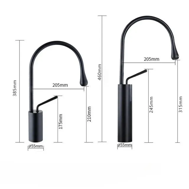 Robinet de cuisine en laiton – vue 3