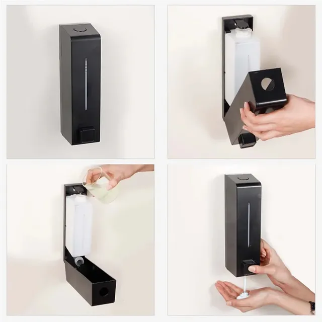 Distributeur de savon manuel mural souple – vue 3