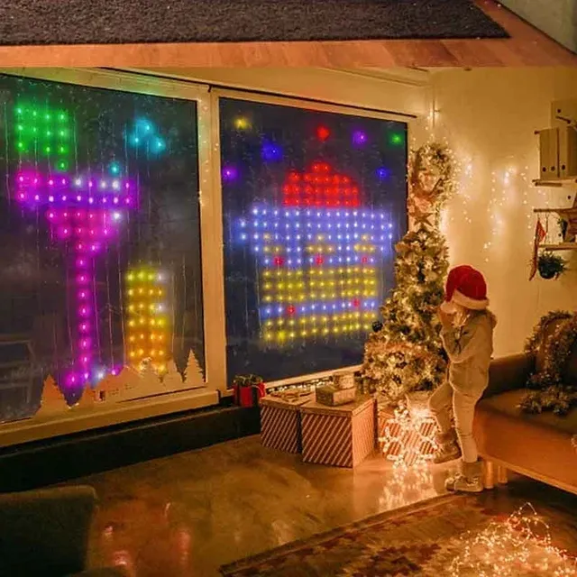 Cortinas Led intelligentes USB Led rideaux lumineux…
