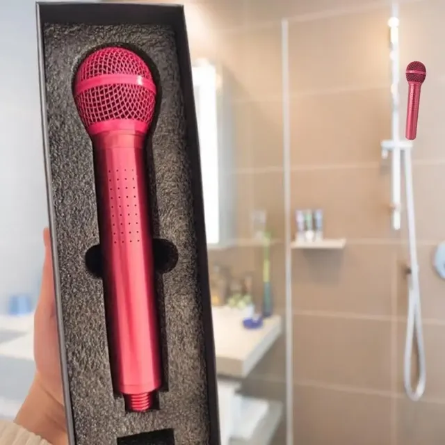Pommeau de douche haute pression en forme de Microphone – vue 5