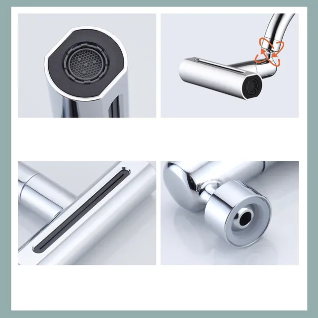 Robinet de cuisine cascade 4 modes universel 720 °… – vue 5