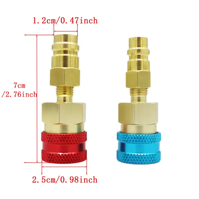 Adaptateur coupleur à raccord rapide pour R1234YF à R134A – vue 6