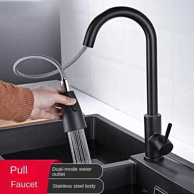 Robinet de cuisine en acier inoxydable 304