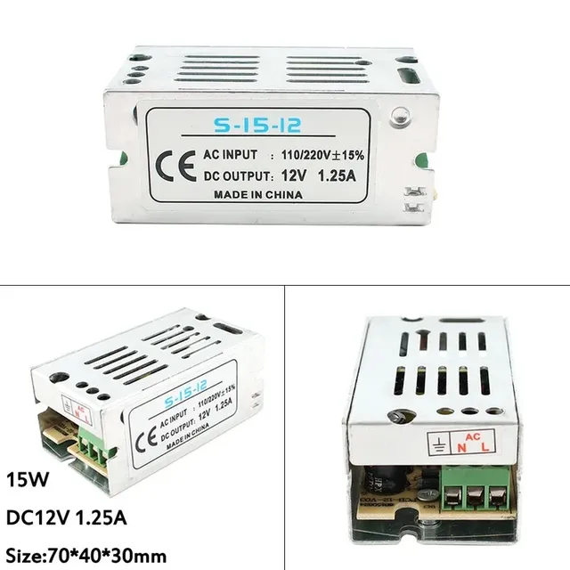AC DC 110V 220V à 5V 12V 24V 48V Source d'alimentation à… – vue 5