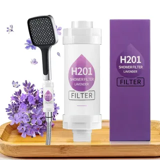 Filtre de douche parfumé au citron pour salle de bain