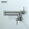 Awolf Remplissage de Marmite Pliable Mural Robinet de… – vue 3