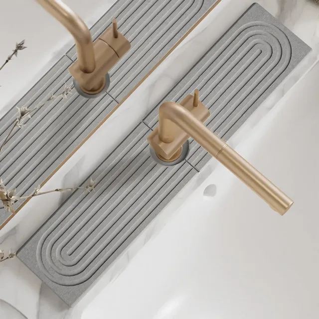 Tapis robinet évier plateau pierre diatomite séchage… – vue 6