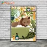Affiches d'animaux de dessin animé dans la baignoire – vue 3