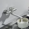 Robinet de cuisine mural en dégradbrossé – vue 4