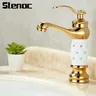 Stenoc robinets de lavabo dorés – vue 2