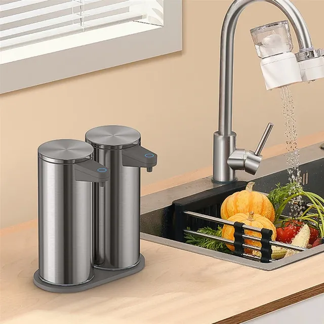 Distributeur savon automatique inox brossé détecteur…