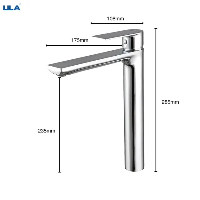 ULA mitigeur lavabo haut monocommande robinet vasque… – vue 7