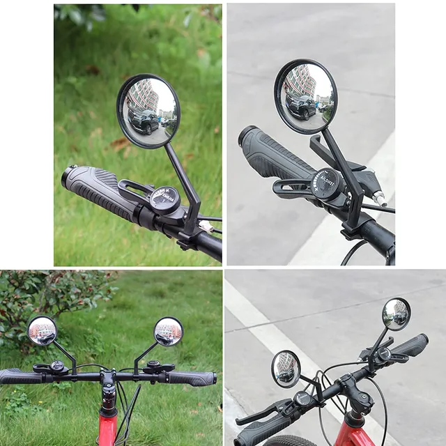 Miroir rond guidon vélo rétroviseur convexe champ vision… – vue 4