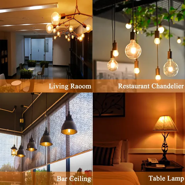 Ampoule LED Edison variable 4W 8W Antique rétro Vintage… – vue 6