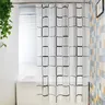 Rideau de douche étanche PEVA avec motif – vue 1