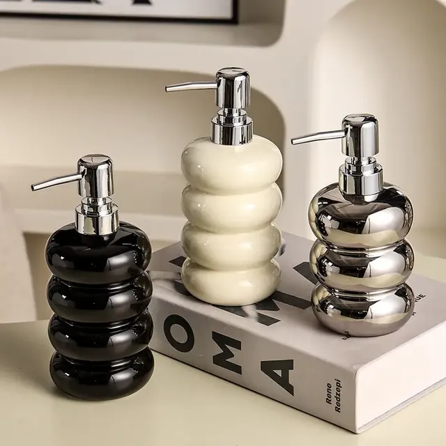 Bouteille de désinfectant pour les mains en céramique – vue 2