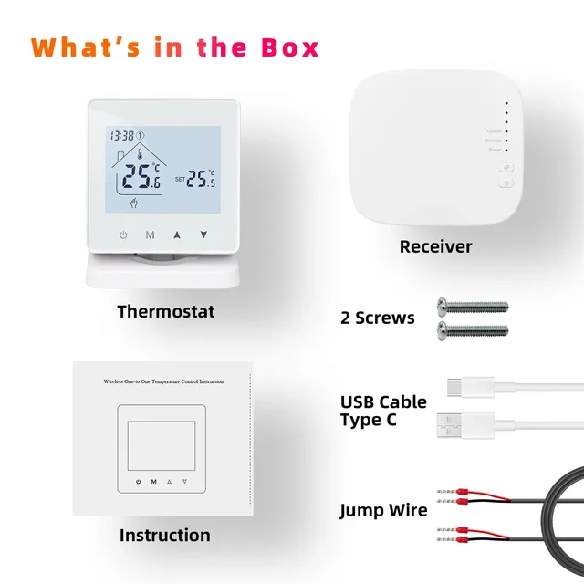 Thermostat de pièce intelligent 220V – vue 5