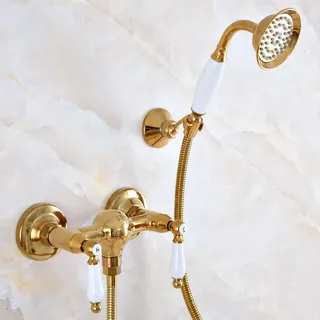 Robinet de baignoire mural avec douche de remplissage de baignoire à…