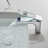 Mitigeur lavabo monocommande cascade bec plat large… – vue 4