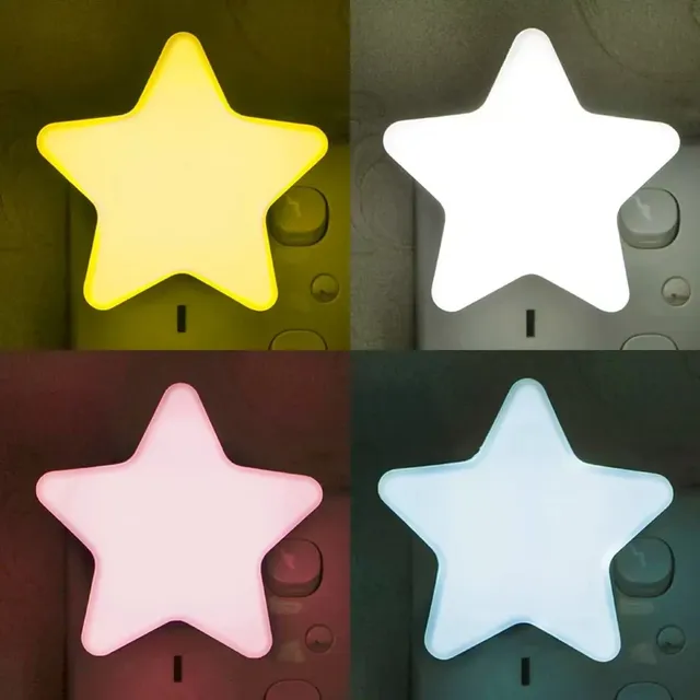 LED étoiles veilleuses prise ue/US lampe de nuit lumière…