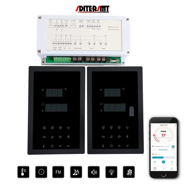 Thermostat sauna mural tactile connecté wifi intelligent… – vue 6