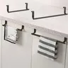 Porte serviettes acier inoxydable résistant noir mat… – vue 1
