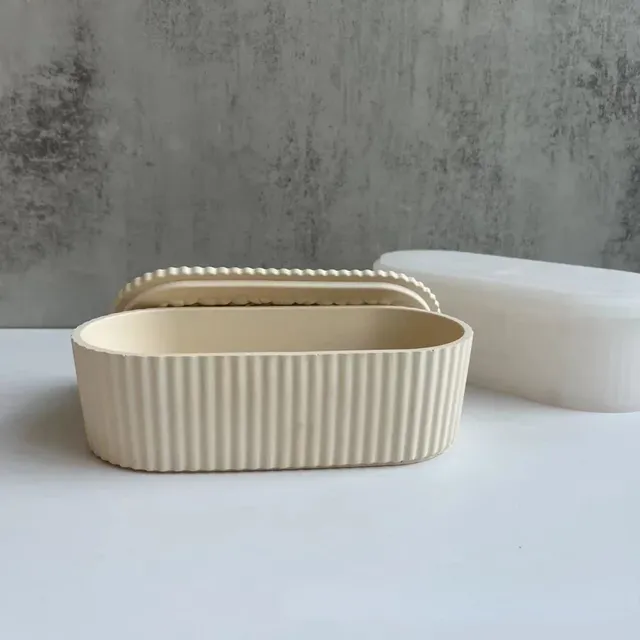 Boîte de rangement ovale avec couvercle – vue 5