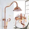 Pommeau douche mural laiton massif finition bronze… – vue 5