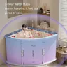 Baignoire triangulaire pliable boutonunique sansoutil… – vue 6