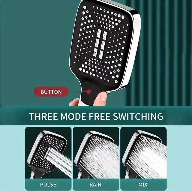 Pommeau de douche réglable avec 3 Modes – vue 5