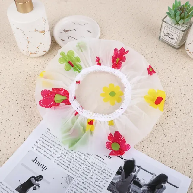 Bonnet douche imperméable transparent élastique… – vue 6
