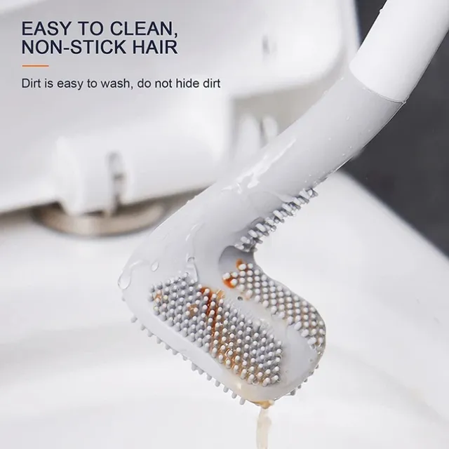 Ensemble de brosses de toilette de Golf en Silicone – vue 3